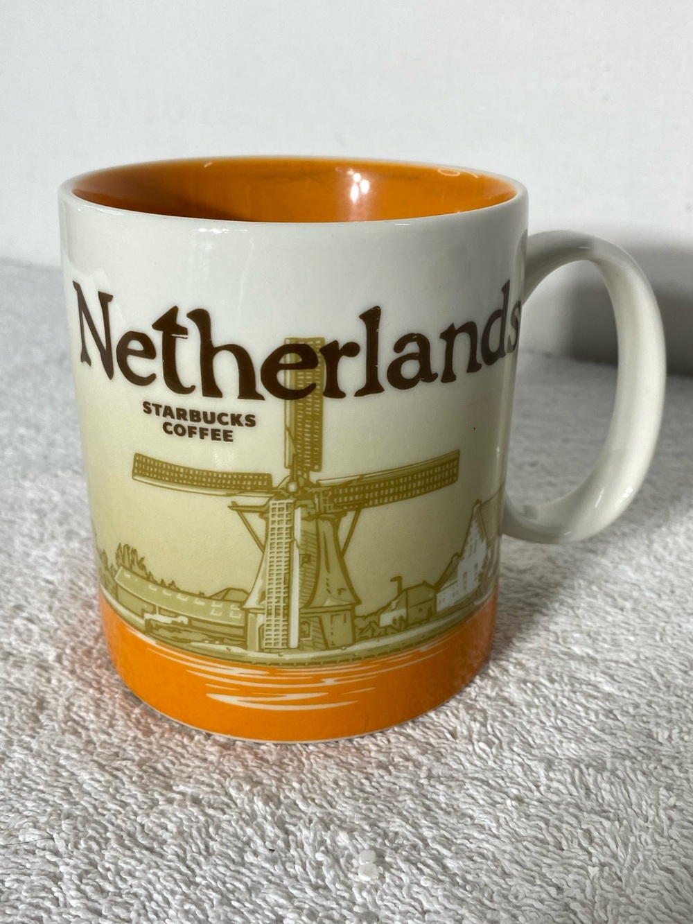Starbucks Global Icon Series Netherlands Collector Mug – 16 oz (Windmill Design)